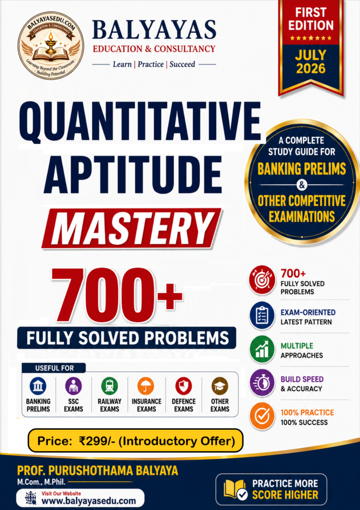 quantitative aptitude mastery – 700+ solved problems