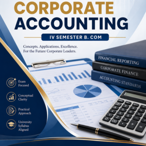 advanced corporate accounting (iv semester b.com – nep) (ebook)