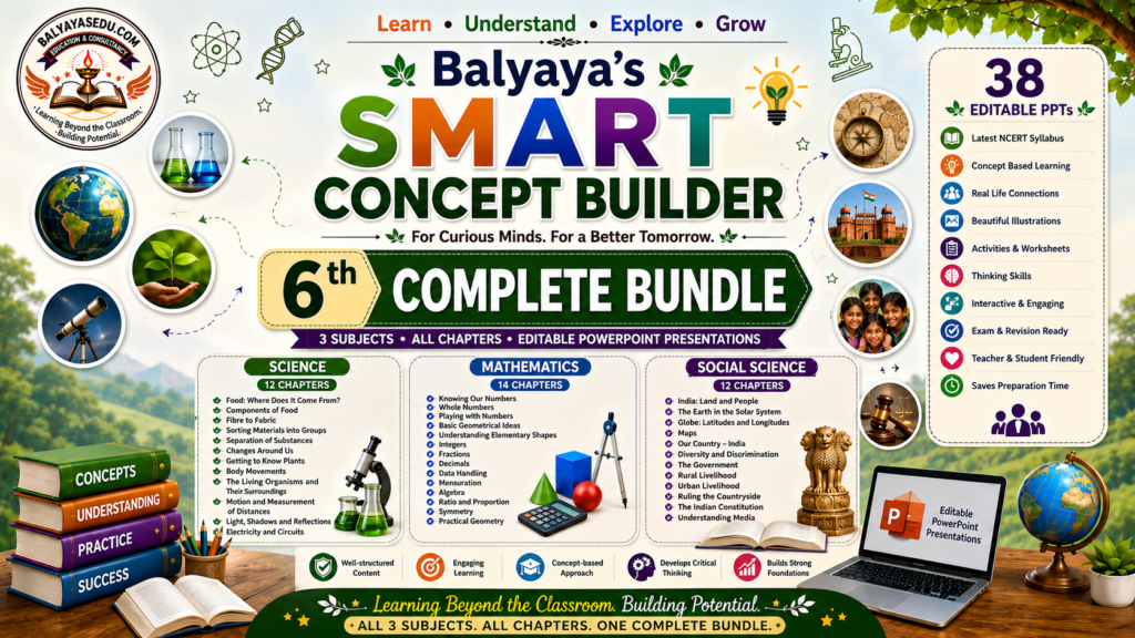 balyaya's smart concept builder – 6th standard complete bundle